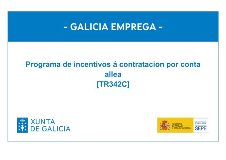 Cartel incentivos a la contratación